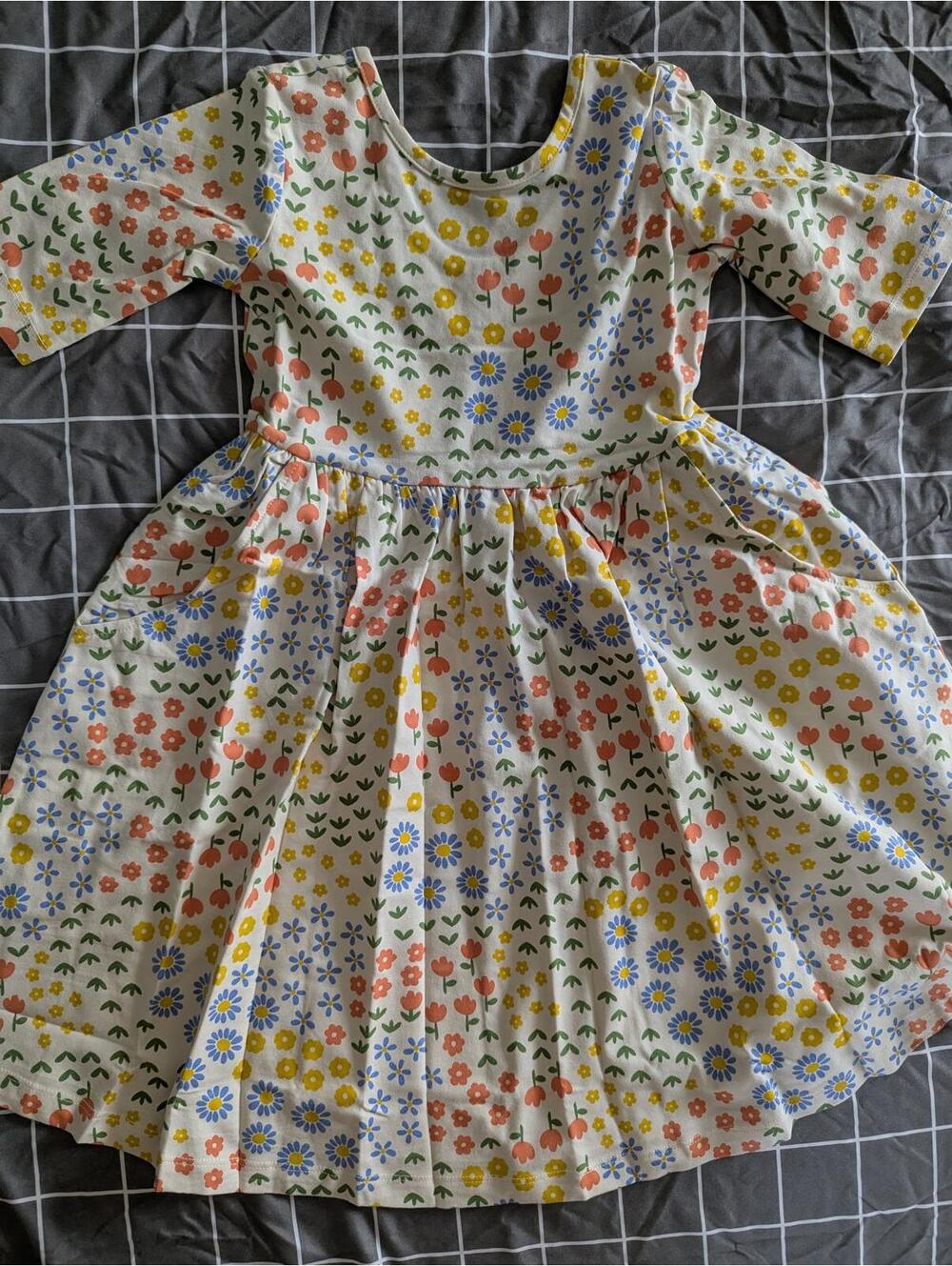 Hanna Anderson floral skater dress